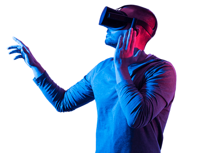 imagen persona futurista vr